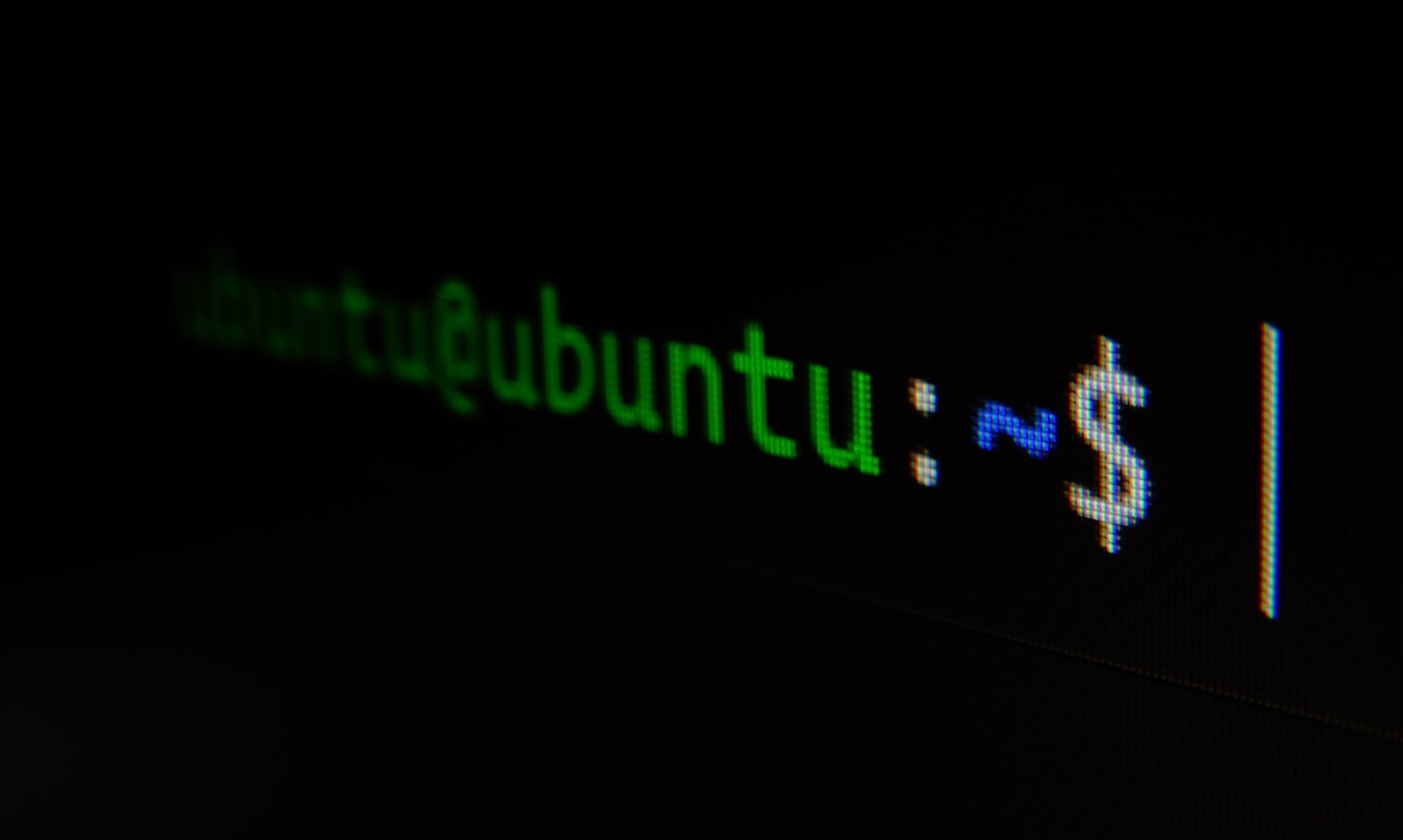 Terminal de Linux escrito Ubunutu